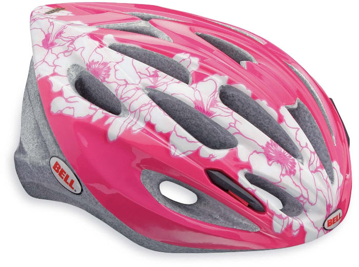 Pink-bicycle-helmet