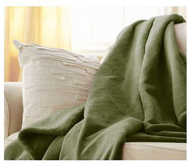 olive-green-throw-blanket